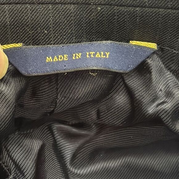 Brooks Brothers 1818 Fitzgerald Pin Striped Suit Jacket Size 44R C40 - Picture 9 of 12